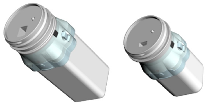 Patient device on two opening sizes